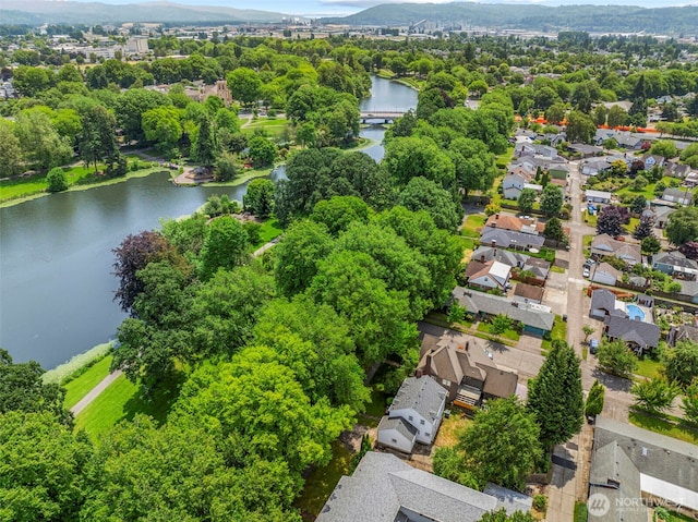 2809 Nichols Blvd, Longview, WA 98632 - aerial perspective of suburban area with a nearby body of water