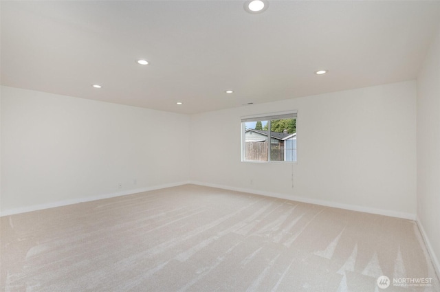 16812 125th Ave SE, Renton, WA 98058 - unfurnished room featuring recessed lighting and light carpet