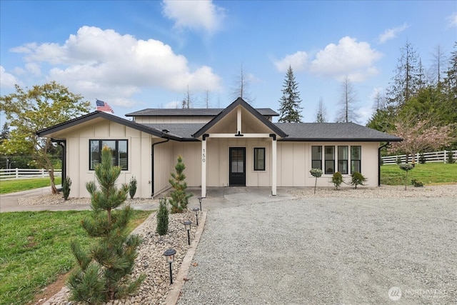 150 Cliff Robinson Ln, Sequim, WA 98382 - modern inspired farmhouse featuring board and batten siding