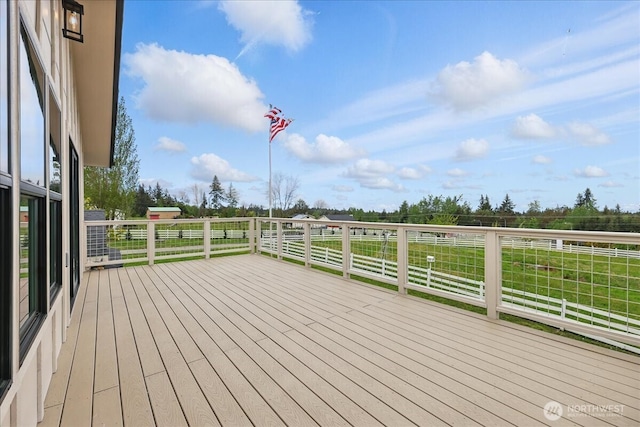 150 Cliff Robinson Ln, Sequim, WA 98382 - view of wooden deck