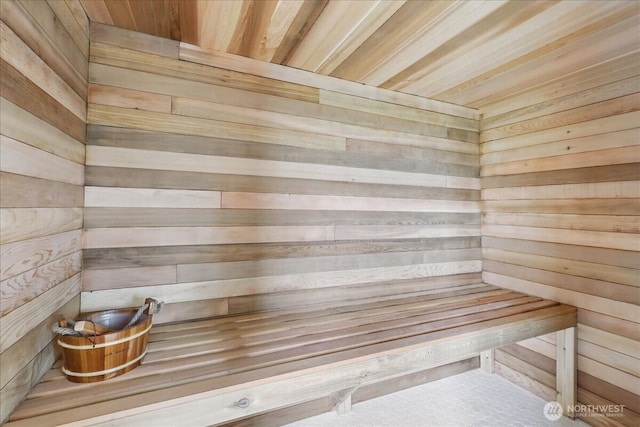 150 Cliff Robinson Ln, Sequim, WA 98382 - relaxing sauna featuring wooden walls