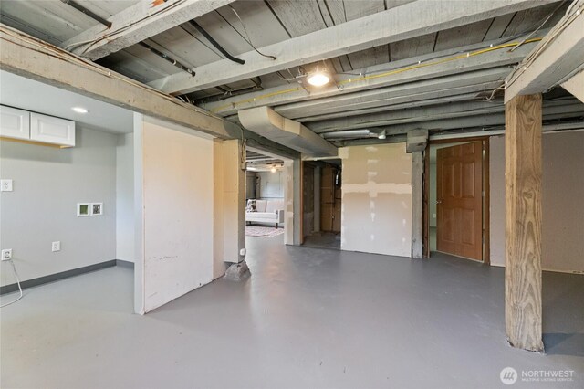 256 & St, Buckley, WA 98321 - view of unfinished below grade area