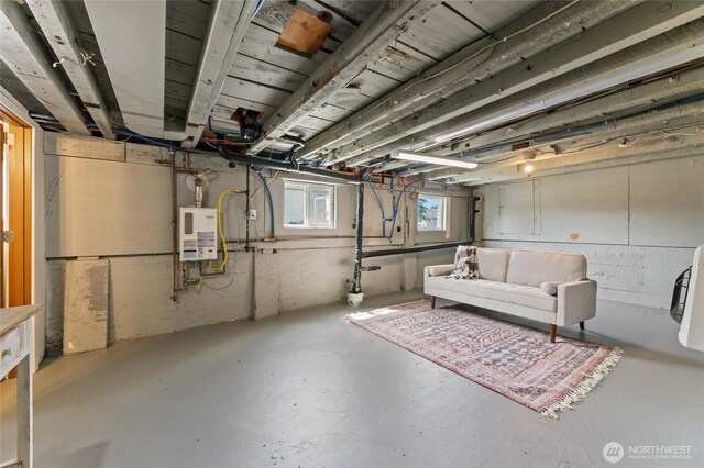 256 & St, Buckley, WA 98321 - basement with tankless water heater