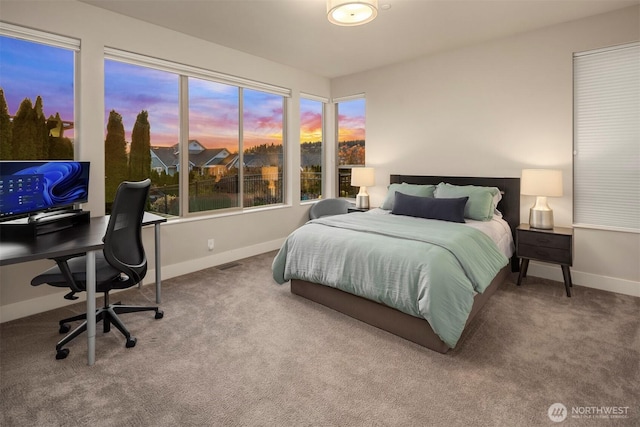 3003 Mountain View Ave N, Renton, WA 98056 - bedroom with carpet floors and an office area
