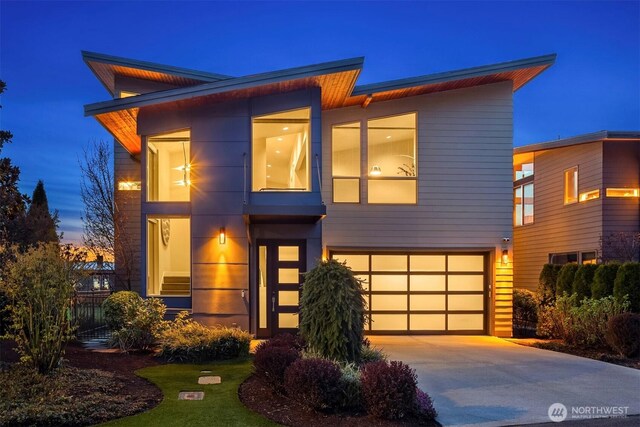 3003 Mountain View Ave N, Renton, WA 98056 - contemporary house with a garage and driveway