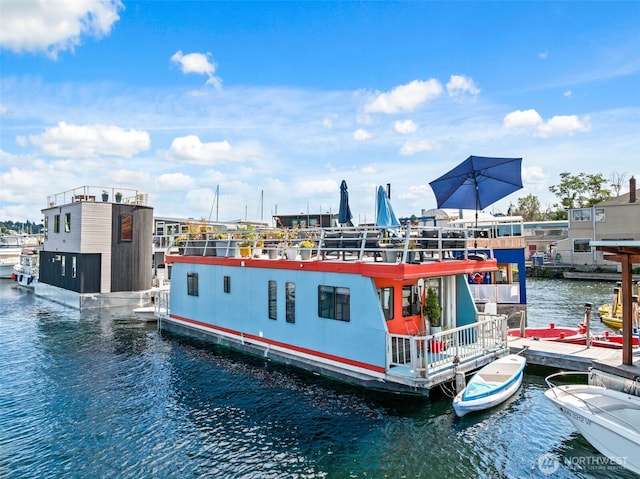 2401 N Northlake Way Unit F6, Seattle, WA 98103 - dock with a water view