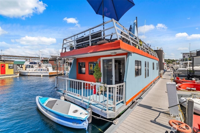 2401 N Northlake Way Unit F6, Seattle, WA 98103 - dock with a water view