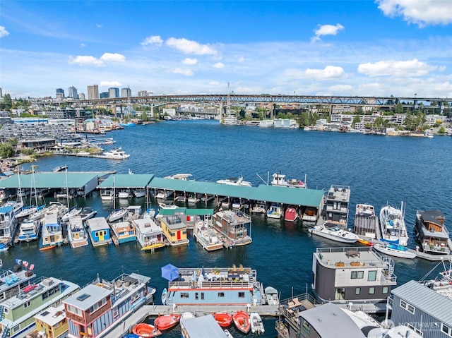2401 N Northlake Way Unit F6, Seattle, WA 98103 - drone / aerial view of a large body of water