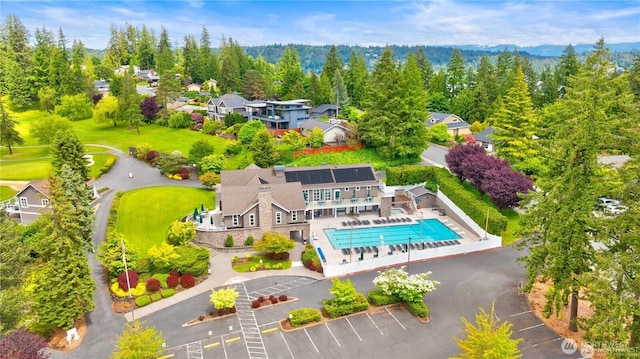 18510 NE 15th Pl, Bellevue, WA 98008 - bird's eye view of a pool
