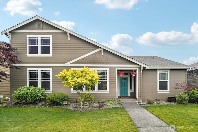 13712 Big Sky Dr E, Bonney Lake, WA 98391 - view of front of property with a front lawn