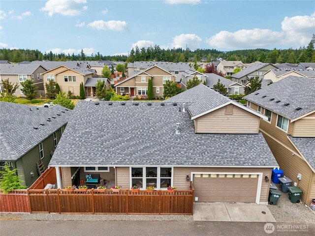 13712 Big Sky Dr E, Bonney Lake, WA 98391 - aerial perspective of suburban area