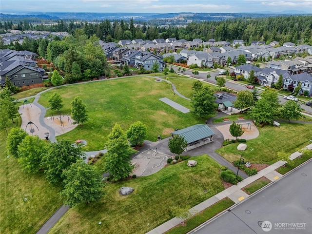 13712 Big Sky Dr E, Bonney Lake, WA 98391 - aerial view of property and surrounding area with nearby suburban area
