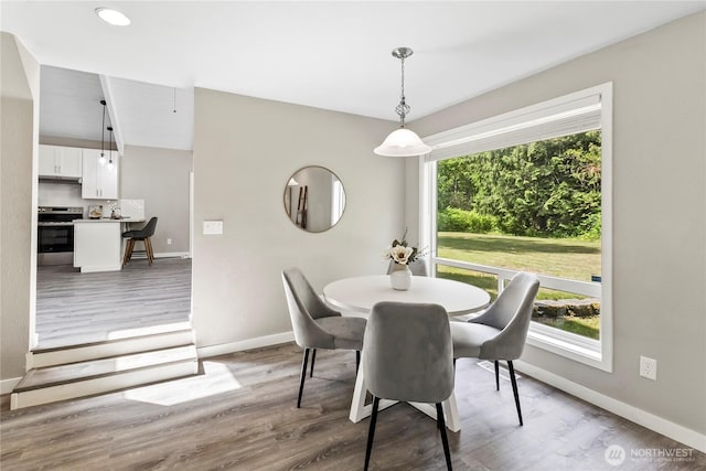 1535 Ten Mile Rd, Everson, WA 98247 - dining space featuring plenty of natural light and light wood finished floors