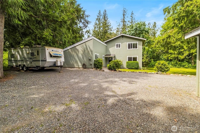 1535 Ten Mile Rd, Everson, WA 98247 - view of front facade featuring gravel driveway