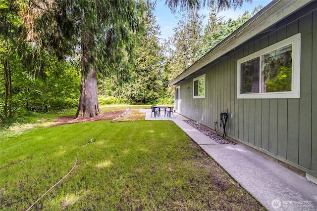 1535 Ten Mile Rd, Everson, WA 98247 - view of grassy yard featuring a patio area