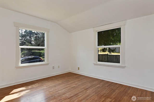 5312 S Hazel St, Seattle, WA 98178 - unfurnished room with wood finished floors and lofted ceiling