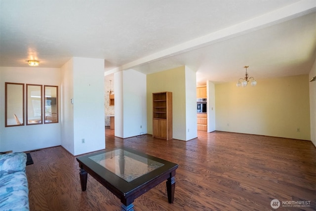 37301 28th Ave S Unit 4, Federal Way, WA 98003 - living area featuring a chandelier and wood finished floors