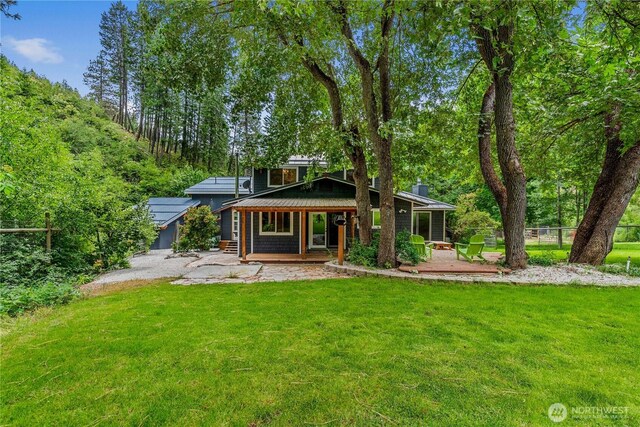 359 Timber Ridge Canyon Rd, Leavenworth, WA 98826 - rear view of property featuring a metal roof