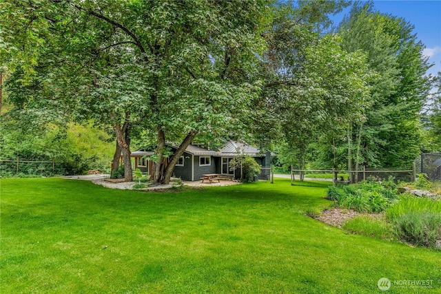 359 Timber Ridge Canyon Rd, Leavenworth, WA 98826 - view of yard featuring a patio and an outdoor fire pit