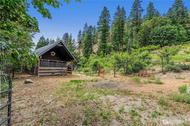 359 Timber Ridge Canyon Rd, Leavenworth, WA 98826 - view of yard with an outdoor structure