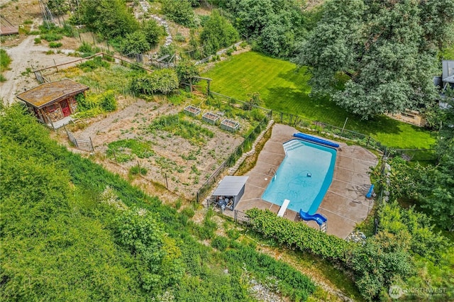 359 Timber Ridge Canyon Rd, Leavenworth, WA 98826 - bird's eye view of a pool area