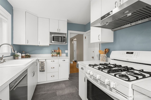 1230 NE 100th St, Seattle, WA 98125 - kitchen featuring appliances with stainless steel finishes, under cabinet range hood, and light countertops