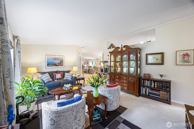 121 E Willapa Rd, Shelton, WA 98584 - living room featuring light colored carpet