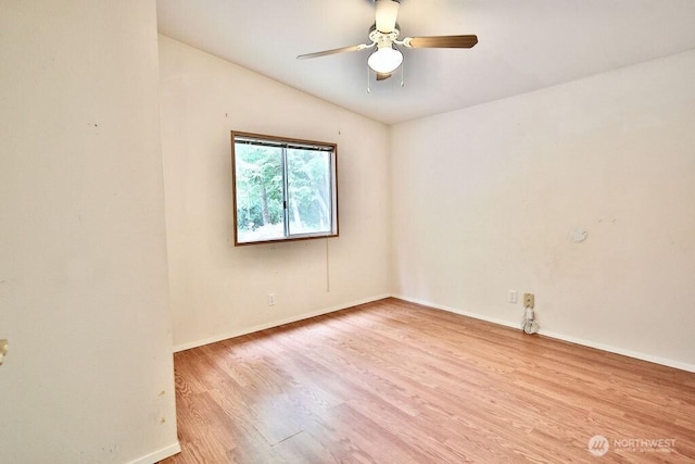 140 Fleming Dr, Sequim, WA 98382 - unfurnished room featuring wood finished floors and a ceiling fan