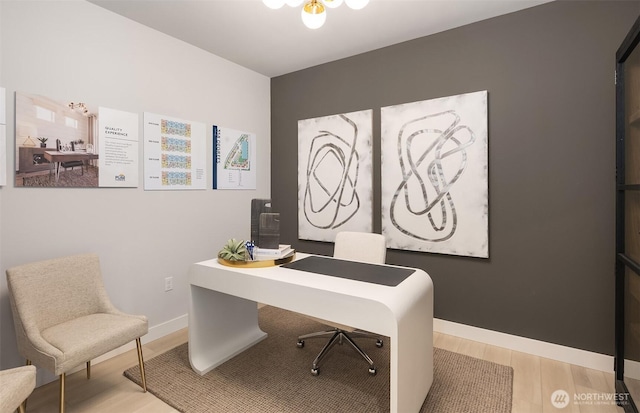 18226 68th Ave NE Unit 502, Kenmore, WA 98028 - office space with light wood-type flooring and baseboards