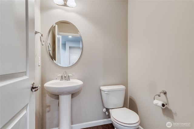 7336 Ashdown Ln SE, Olympia, WA 98513 - half bathroom with toilet and a sink