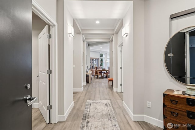 520 6th Ave Unit 2001, Kirkland, WA 98033 - hallway with light wood-style floors and recessed lighting