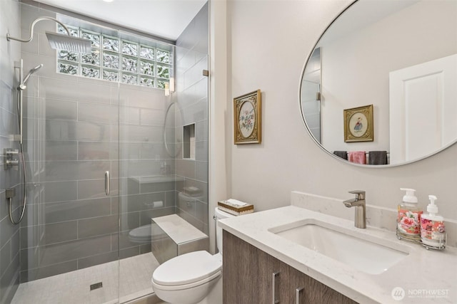 520 6th Ave Unit 2001, Kirkland, WA 98033 - bathroom with a stall shower and vanity