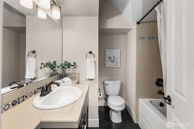 4314 Linden Ave N, Seattle, WA 98103 - full bath featuring vanity and shower / bathtub combination with curtain