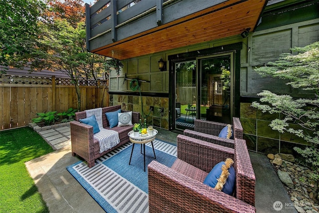 4314 Linden Ave N, Seattle, WA 98103 - view of patio featuring outdoor lounge area