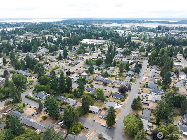 18111 46th Ave S, Seatac, WA 98188 - aerial overview of property's location with nearby suburban area