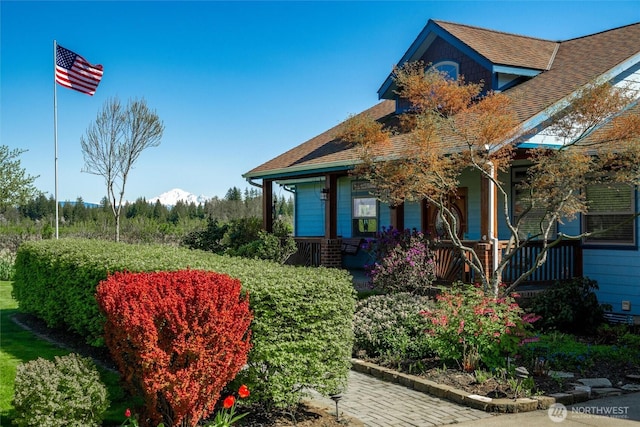 3151 Velvet Ln, Custer, WA 98240 - view of side of property with roof with shingles and a porch