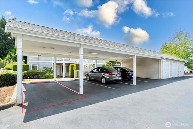 11130 SE 208th St Unit K101, Kent, WA 98031 - view of covered parking lot
