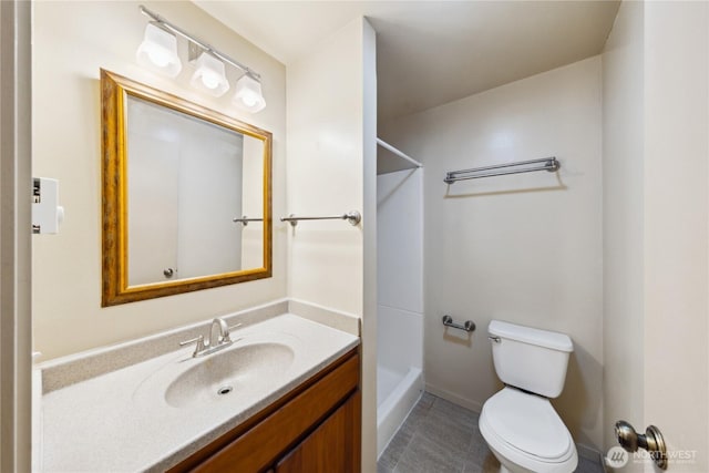 705 Shelter Bay Dr, La Conner, WA 98257 - full bathroom featuring vanity, bathtub / shower combination, and tile patterned floors