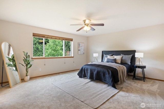 817 Darwins Way, Granite Falls, WA 98252 - bedroom featuring carpet and a ceiling fan