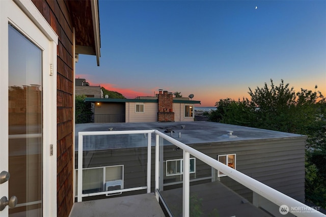 2063 13th Ave W, Seattle, WA 98119 - view of balcony at dusk