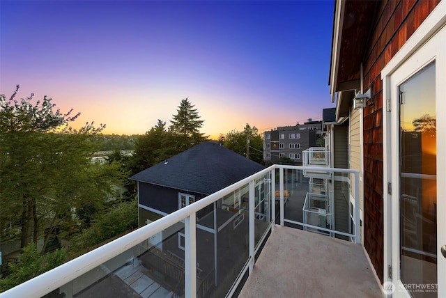 2063 13th Ave W, Seattle, WA 98119 - view of balcony at dusk