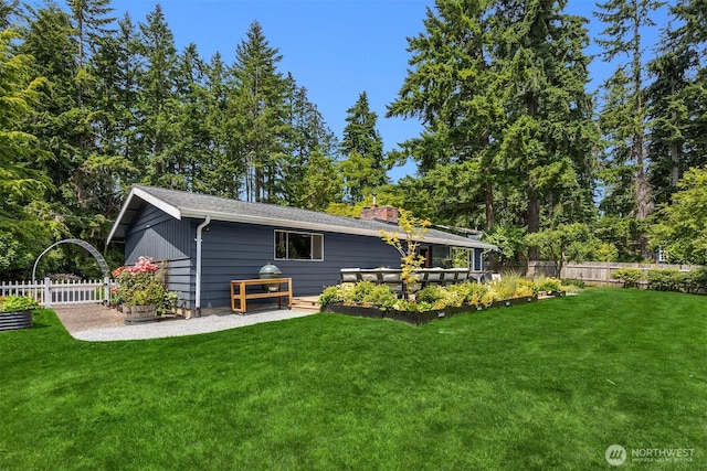 10430 NE Cascade St, Bainbridge Island, WA 98110 - back of house featuring a chimney
