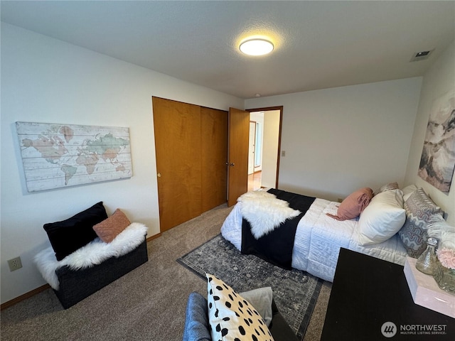 18509 22nd Ave E, Tacoma, WA 98445 - bedroom with carpet and a closet