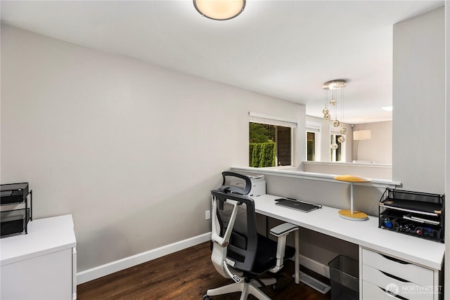 22625 1st Dr SE, Bothell, WA 98021 - office space featuring baseboards and dark wood-type flooring