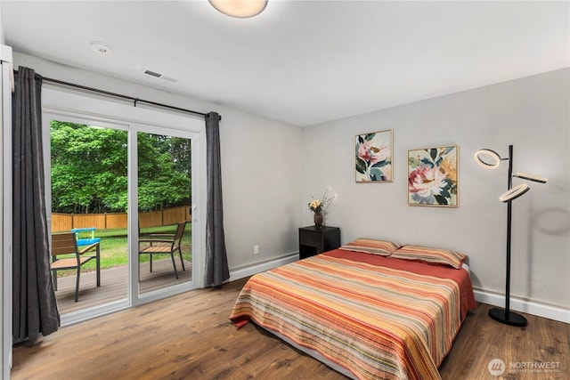 22625 1st Dr SE, Bothell, WA 98021 - bedroom featuring access to outside and wood finished floors