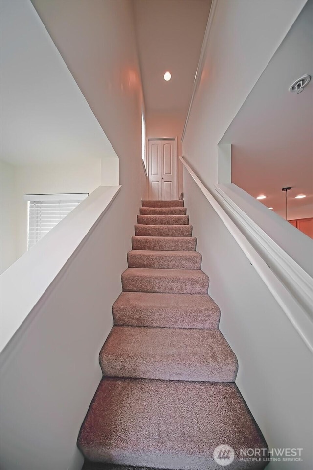 816 Cherry Ave, Sumner, WA 98390 - stairs with recessed lighting