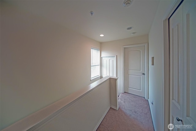 816 Cherry Ave, Sumner, WA 98390 - hallway with light colored carpet and recessed lighting