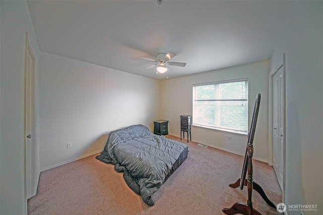 816 Cherry Ave, Sumner, WA 98390 - bedroom featuring carpet flooring and ceiling fan