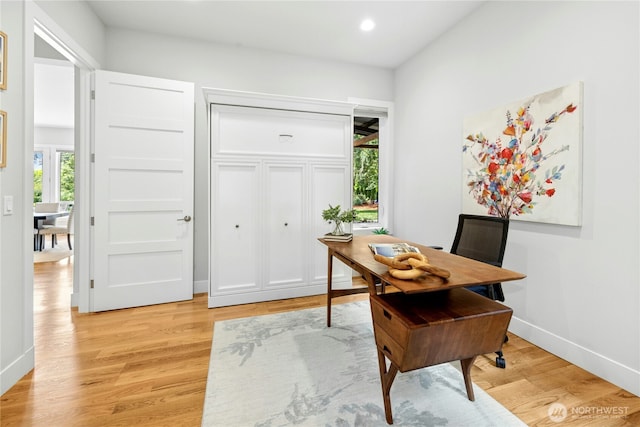 6686 NE Ralston Rd, Bainbridge Island, WA 98110 - office space featuring light wood-style floors and recessed lighting
