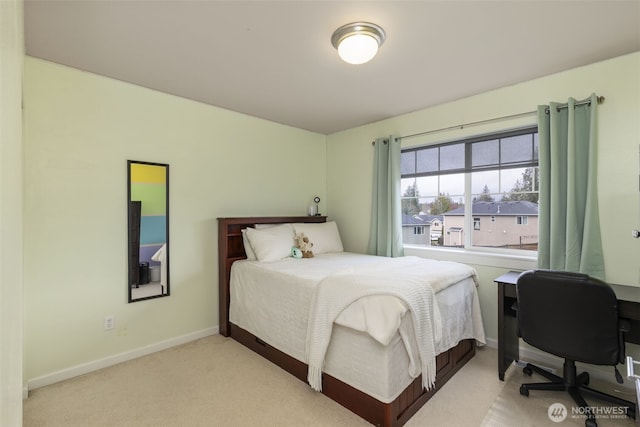 6372 Juanita Cir NE, Bremerton, WA 98311 - carpeted bedroom featuring baseboards and an office area